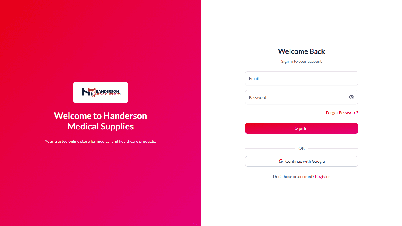 Handerson Medical Supplies project image 2